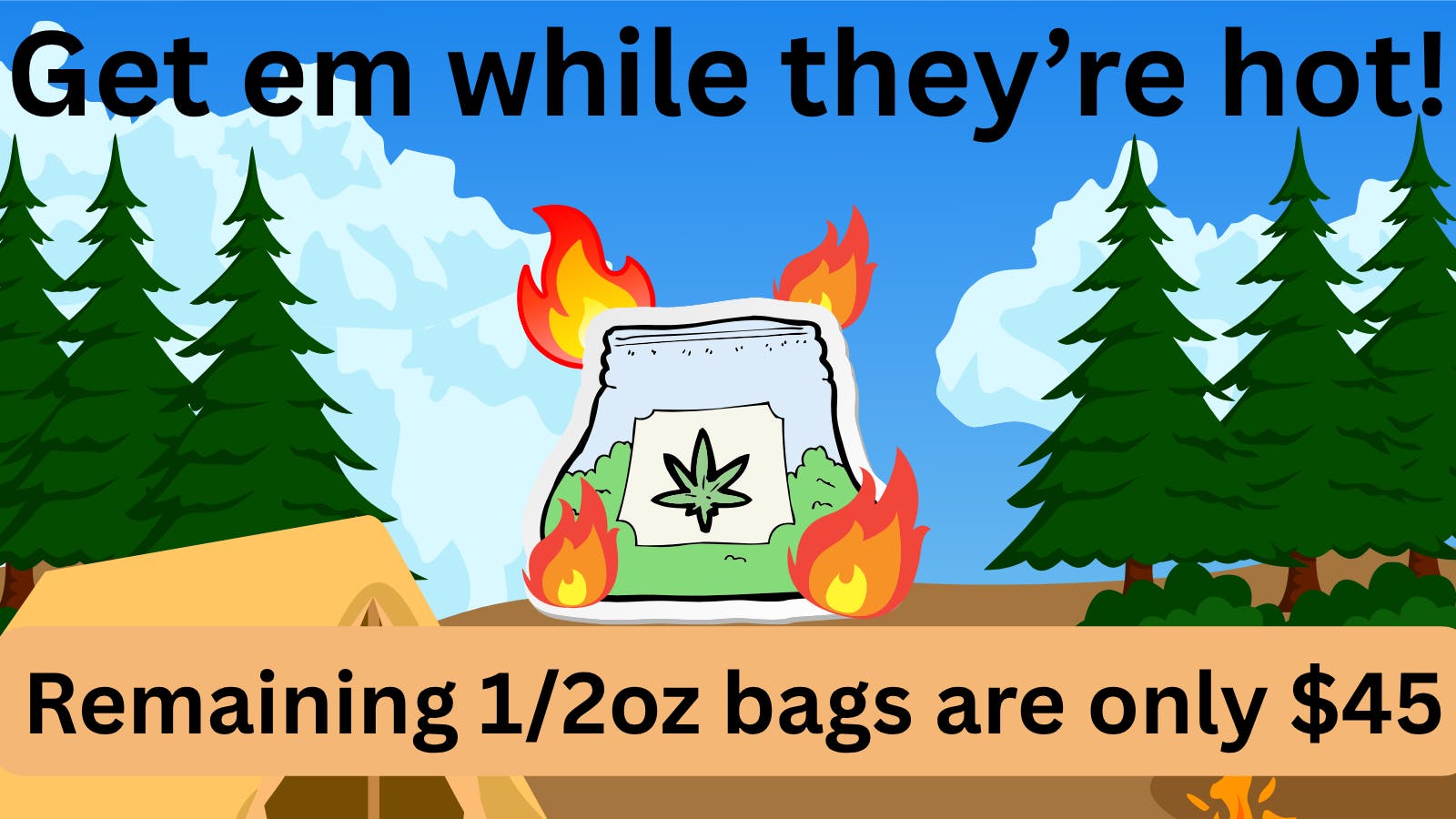Bills Herbal Care $45 HALF OUNCES!