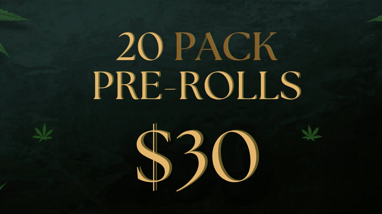 Bills Herbal Care 20 pk prerolls for $30