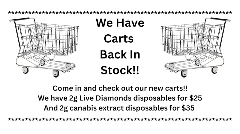 Bills Herbal Care Disposable Carts are back in stock!!
