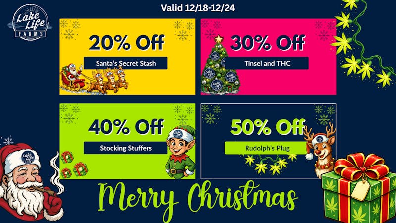 Lake Life Farms - Cedar Springs (Rec) Lake Life Farms 20%-50% off now through Dec 24