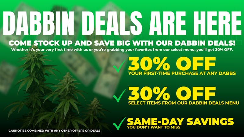DABBS Cannabis Dispensary-Starkville First Time Patients