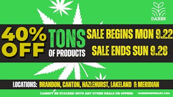 DABBS Cannabis Dispensary - Brandon DABBS Flash Sale