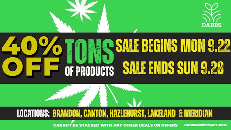DABBS Cannabis Dispensary - Meridian DABBS Flash Sale