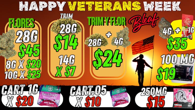 B-Leaf VETERANS WEEK