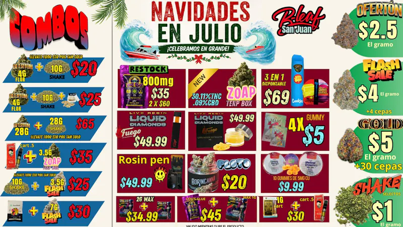 B-Leaf San Juan NAVIDADES EN JULIO ♥