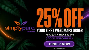 Simply Pure Trenton NJ 25% Off Your First Weedmaps Order