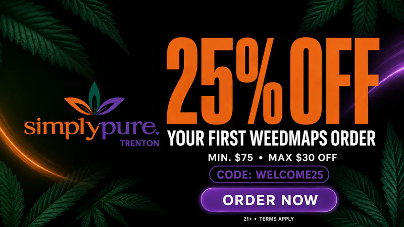 Simply Pure Trenton NJ 25% Off Your First Weedmaps Order