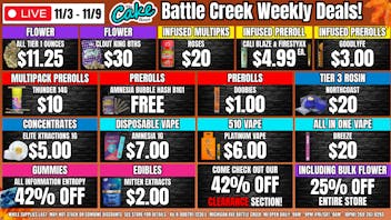 The Cake House - Battle Creek TCH BC Fall Deals!
