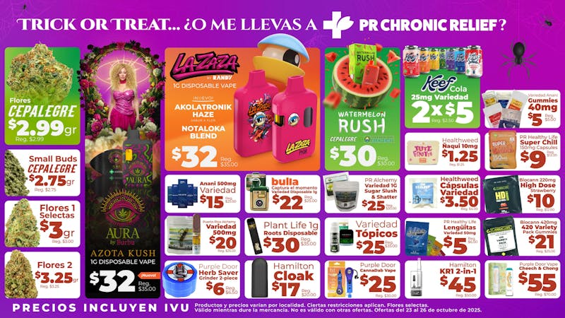 Puerto Rico Chronic Relief 🔴PR CHRONIC RELIEF OFERTAS🔴