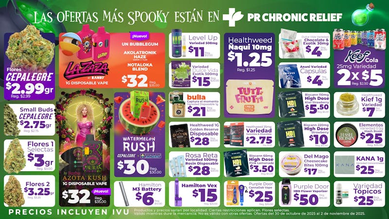 Puerto Rico Chronic Relief 🔴PR CHRONIC RELIEF OFERTAS🔴