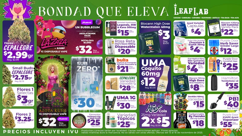 Leaf Lab - Hatillo 🟢LEAF LAB OFERTAS🟢