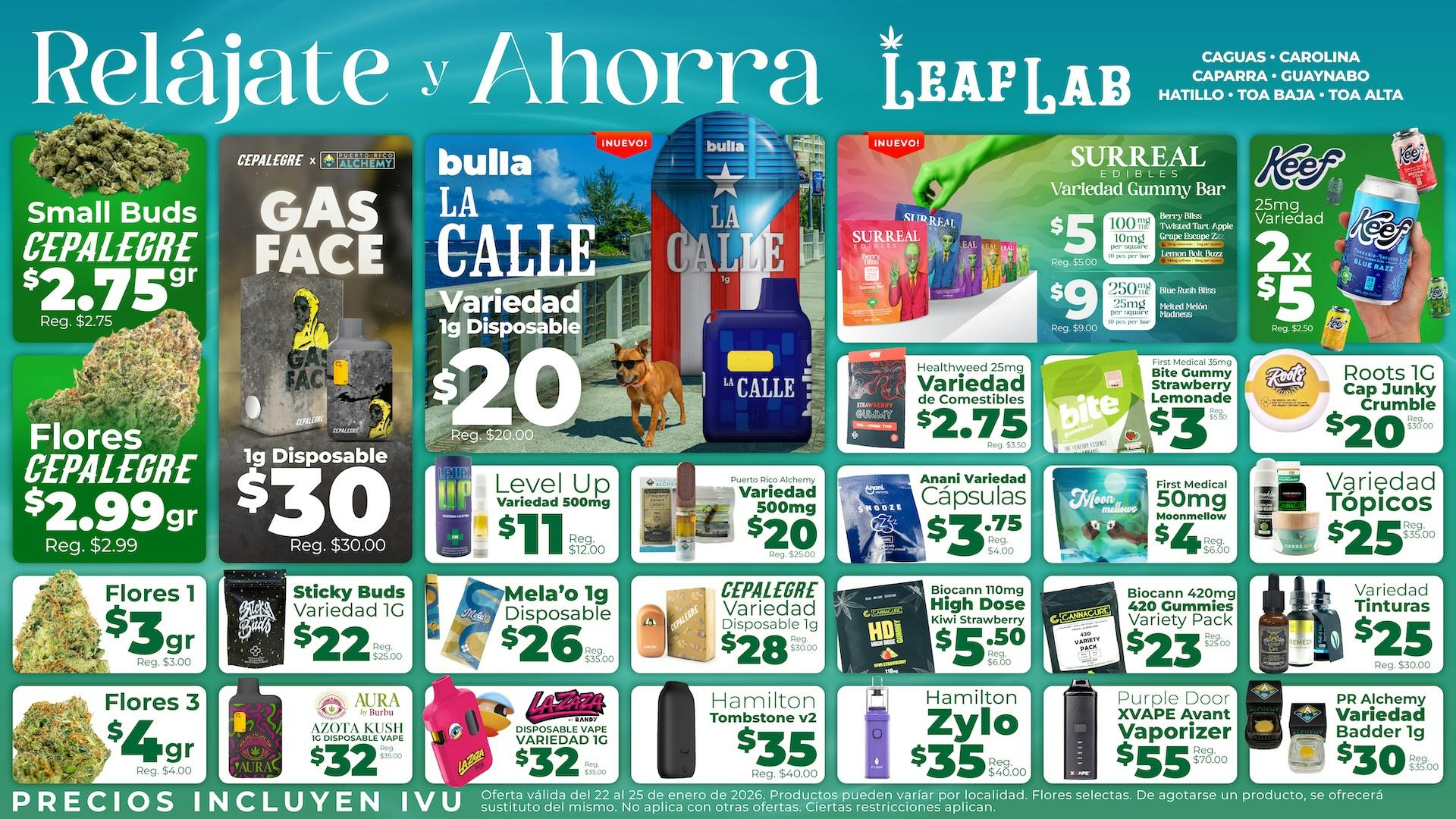 Leaf Lab - Caparra 🟢 LEAFLAB OFERTAS 🟢