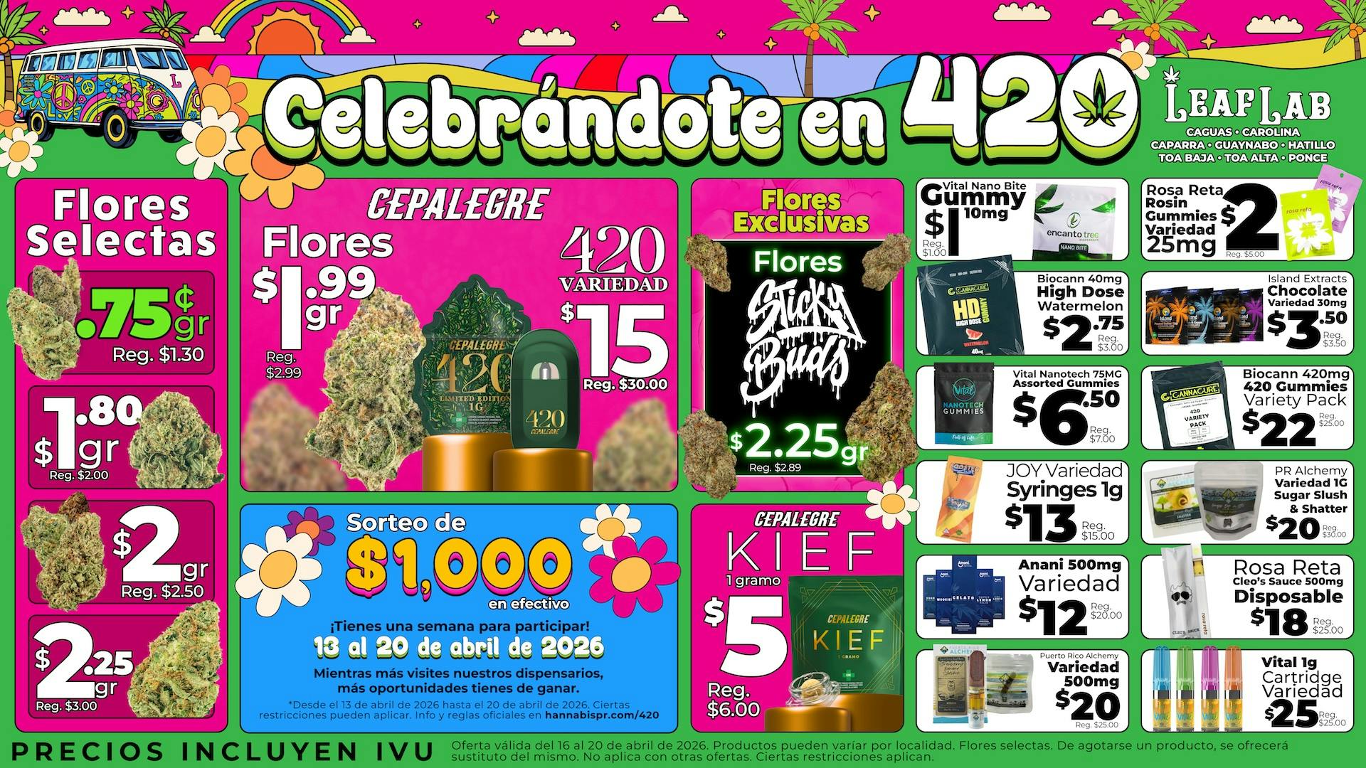 Leaf Lab - Guaynabo 🌸✨ LeafLab: "Celebrándote en 420" 😌✌️