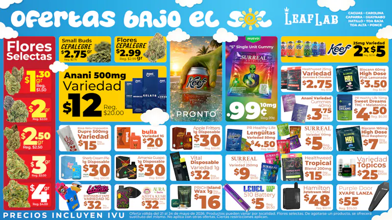 Leaf Lab - Caparra 🌊 Ofertas Bajo el Sol - LEAF LAB ☀️