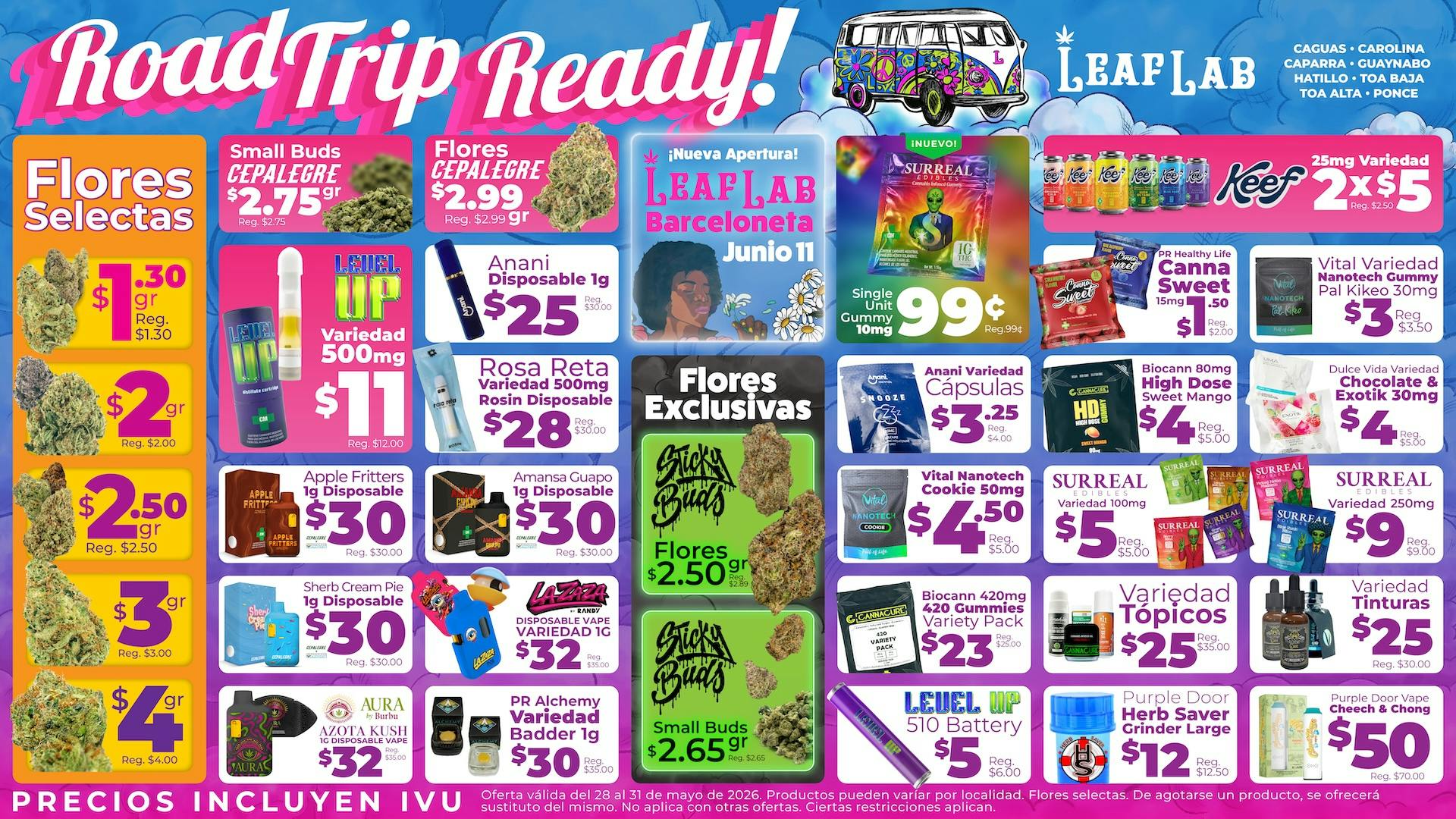 Leaf Lab - Toa Alta ✌️ Road Trip Ready con LeafLab 🚐
