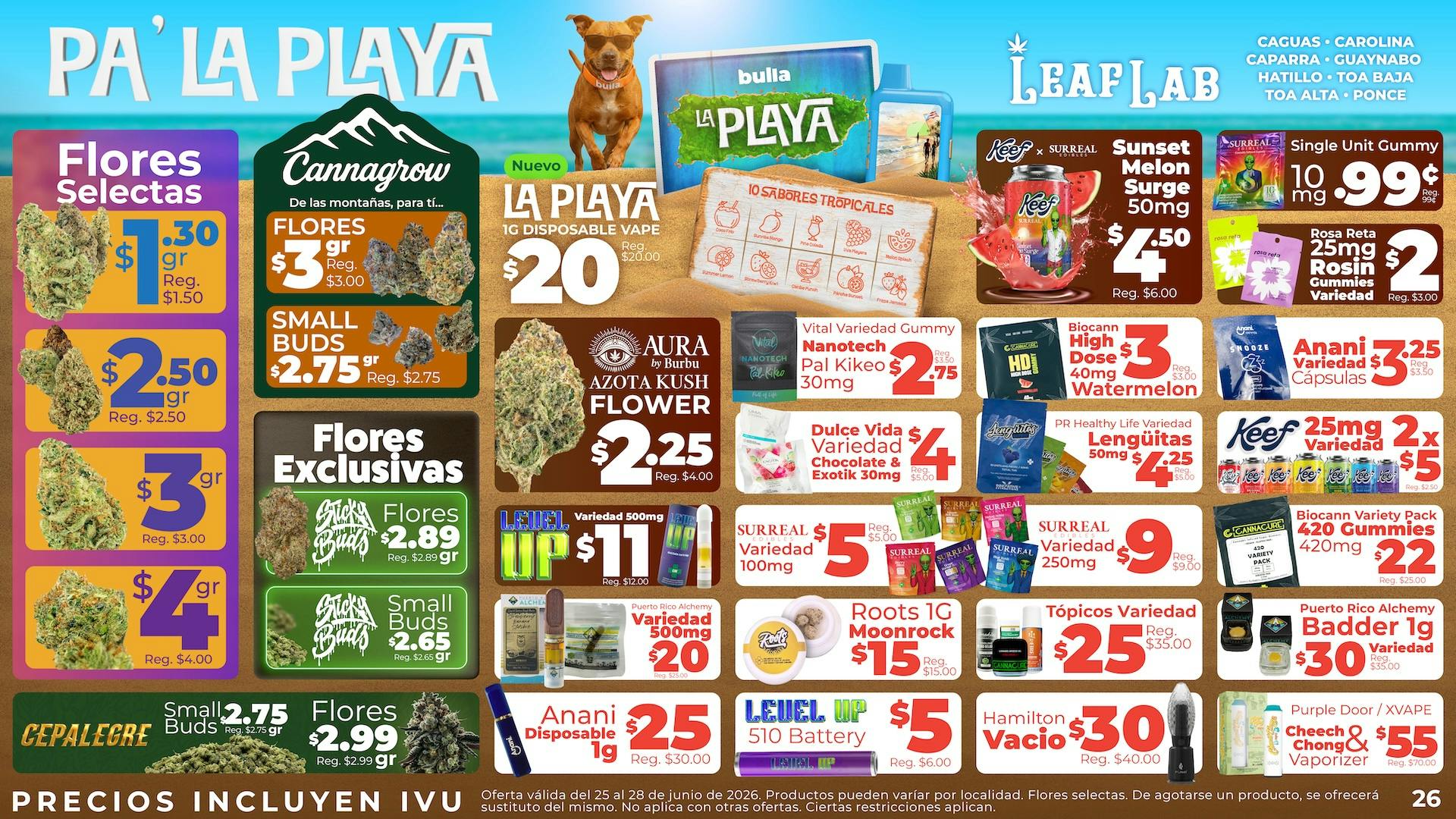 Leaf Lab - Caparra ☀️ Pa' La Playa 🏝️ - Ofertas Leaf Lab