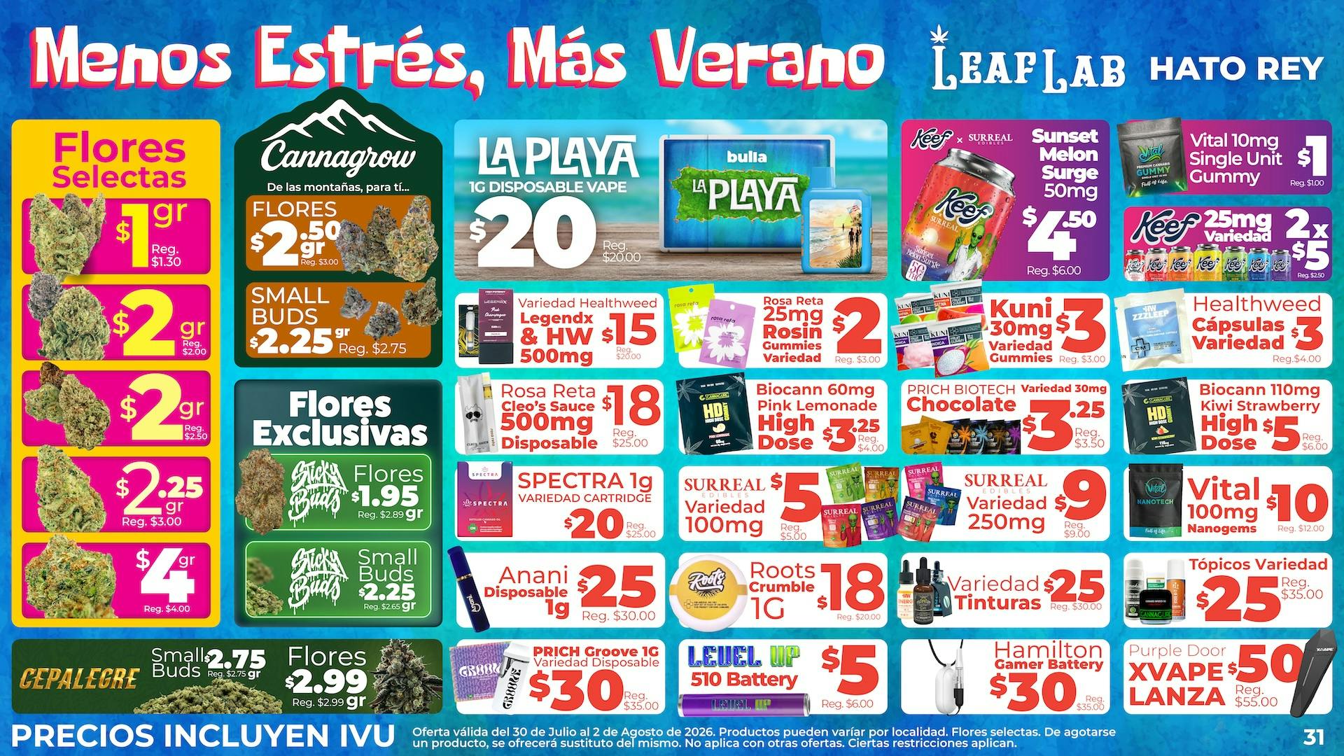 Leaf Lab Hato Rey 😎 Ofertas Leaf Lab Hato Rey 🏖️