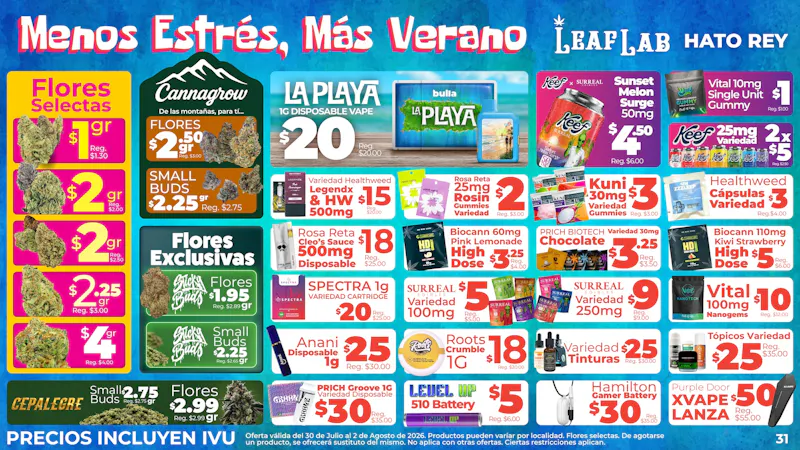 Leaf Lab Hato Rey 😎 Ofertas Leaf Lab Hato Rey 🏖️