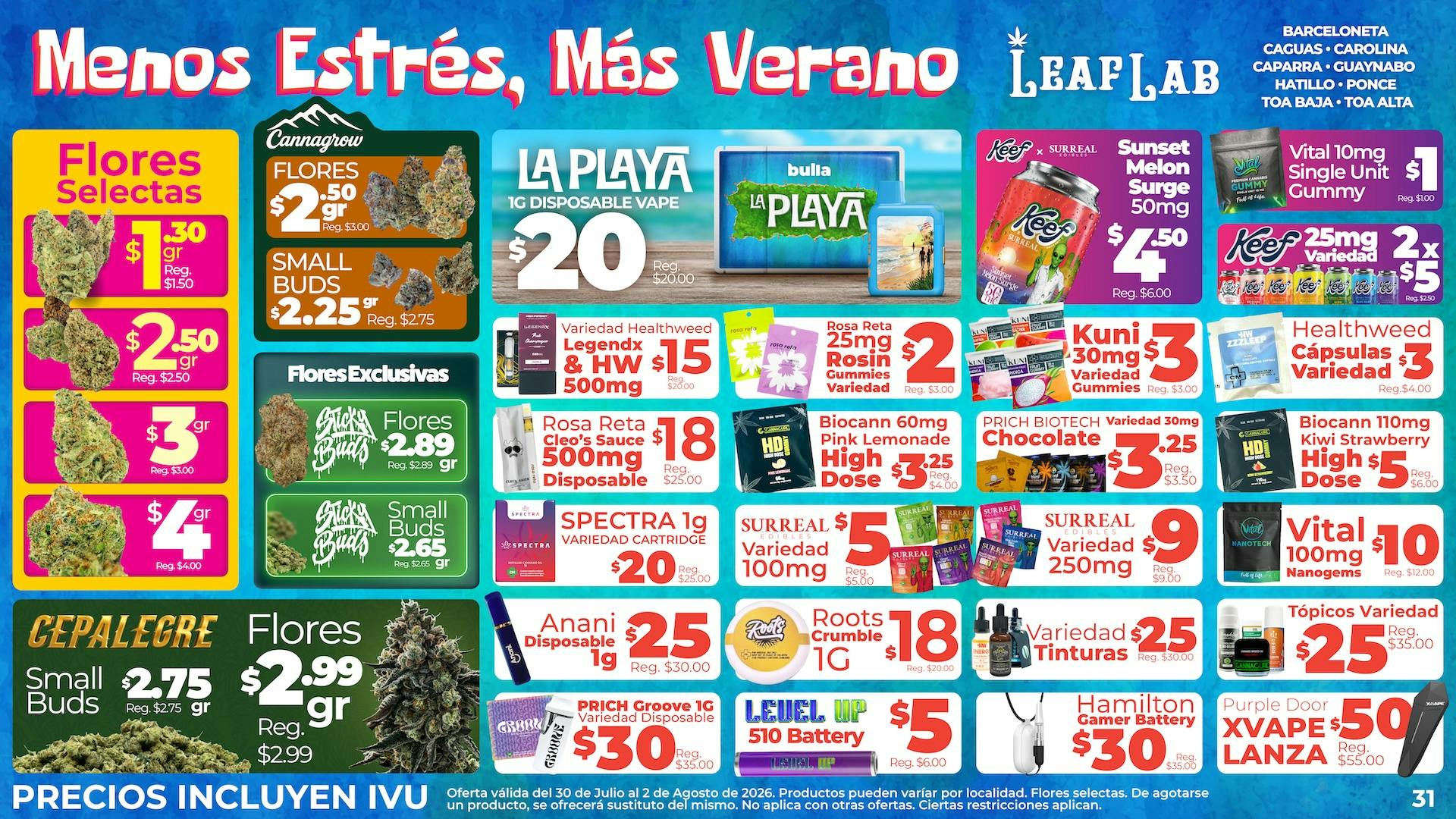 Leaf Lab - Toa Alta 😤 Menos Estrés, Más Verano 😎 - Ofertas Leaf Lab
