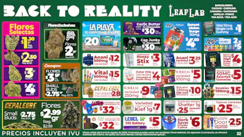 Leaf Lab Barceloneta 🍏 Back to Reality 🤓 - Ofertas Leaf Lab