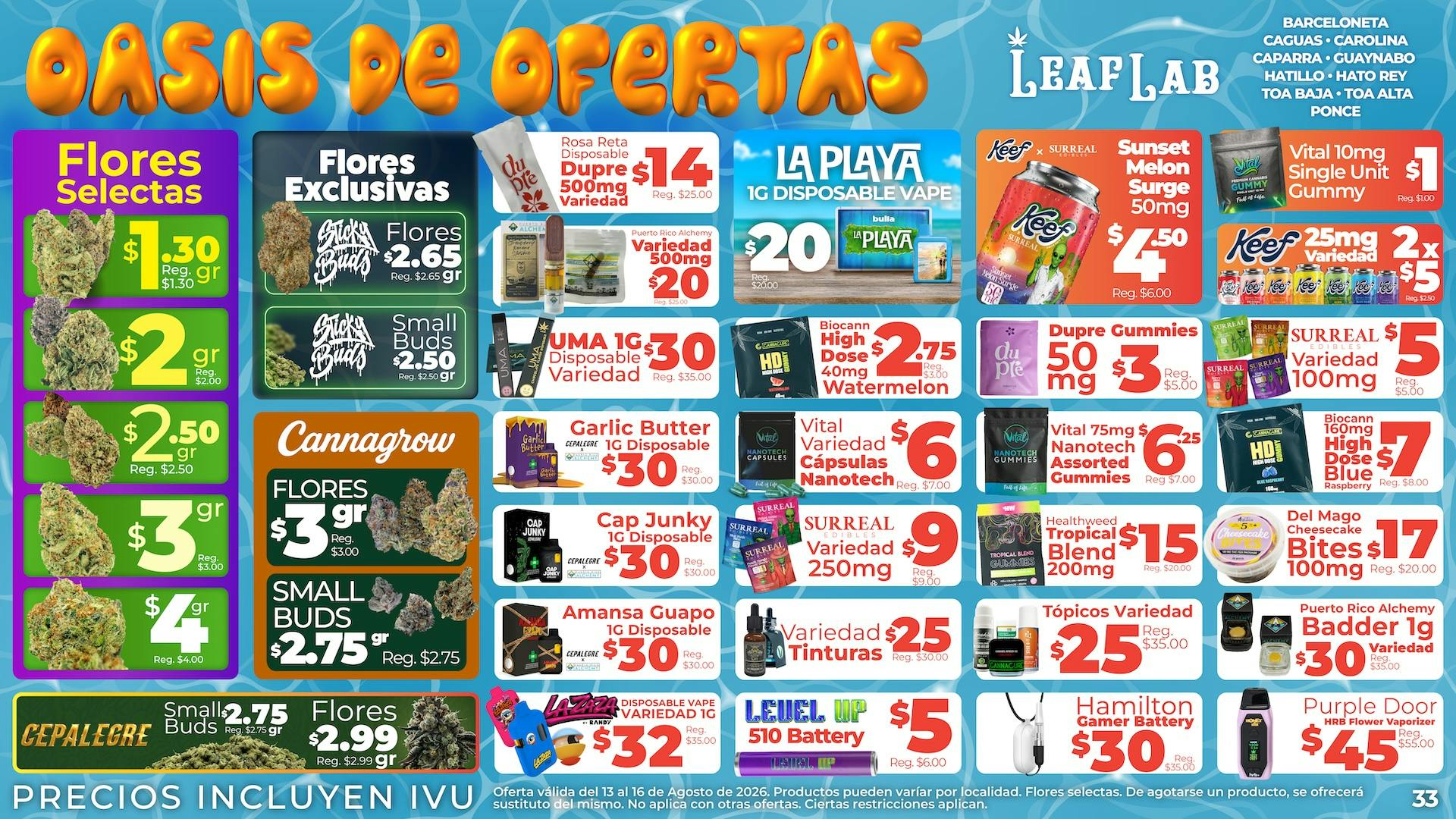 Leaf Lab - Hatillo 🏖️ Oasis de Ofertas 🏝️ - Leaf Lab