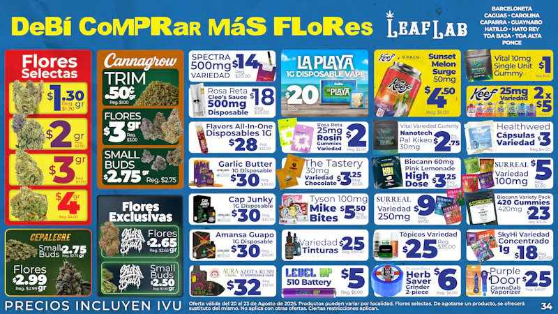 Leaf Lab - Ponce 📸 DeBÍ CoMPRar MáS FLoRes 🌱