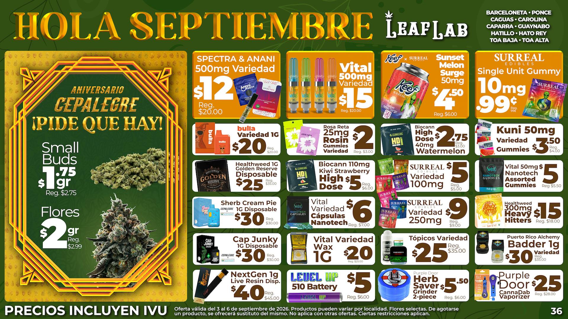 Leaf Lab - Hatillo 🌤️ Hola Septiembre 🍃