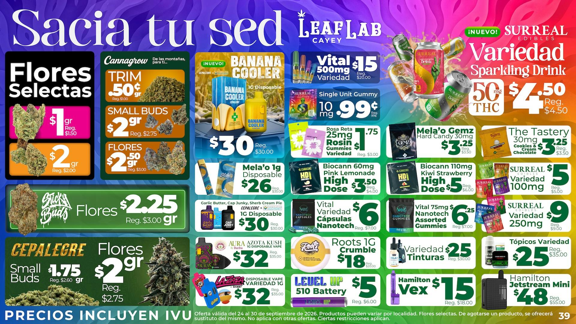 Leaf Lab - Cayey 👽 Sacia tu Sed 💦 - Ofertas Leaf Lab 🛸