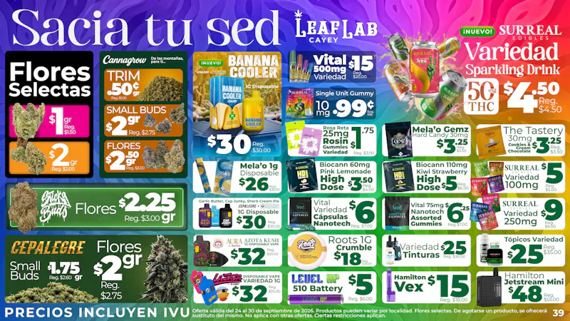 Leaf Lab - Cayey 👽 Sacia tu Sed 💦 - Ofertas Leaf Lab 🛸