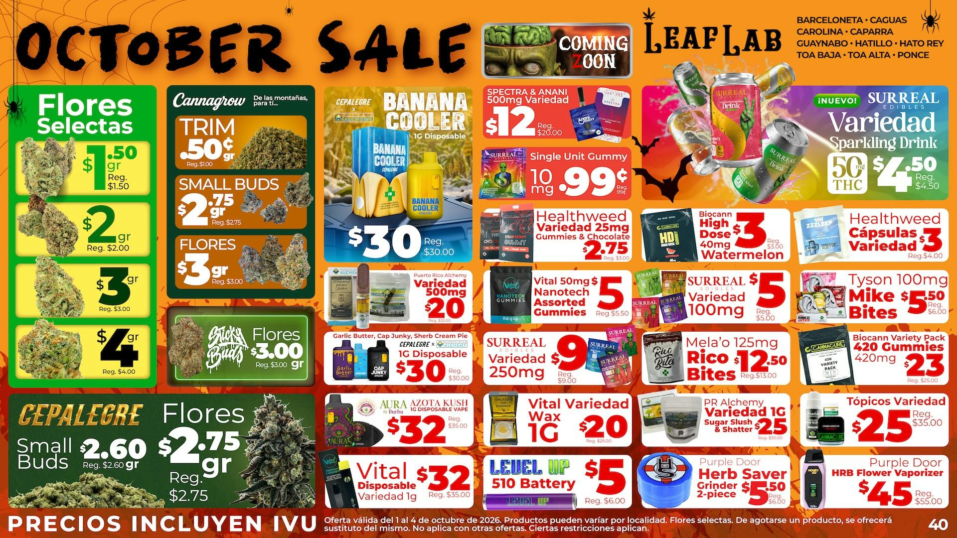 Leaf Lab - Carolina 🎃 October Sale 🕷️ - Ofertas Leaf Lab