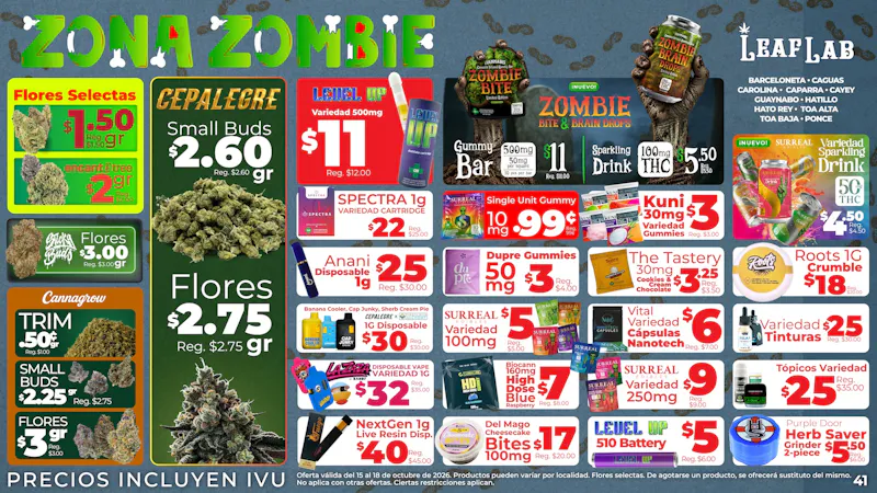 Leaf Lab - Guaynabo 🧟‍♂️ Zona Zombie 🧟‍♀️ - Leaf Lab Ofertas