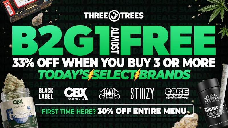 Three Trees - Fremont B2G1 Free (Almost), Mix N Match