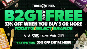 Three Trees - Oakland B2G1 Free (Almost), Mix N Match