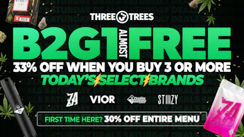 Three Trees - Oakland B2G1 Free (Almost), Mix N Match
