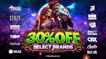 Three Trees by NUG - Oakland 30% Off SELECT Brands - Halloweed sale!