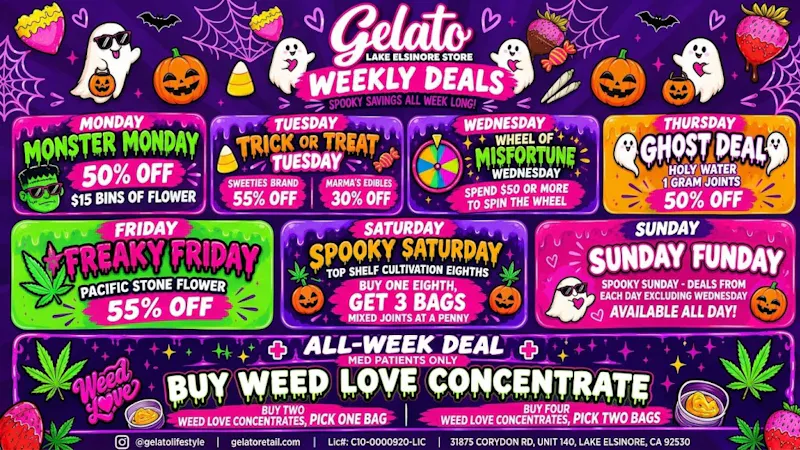 Gelato Retail Spooky good deals!