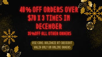 Elev8ted Delivery 40% off Storewide 3 times in December
