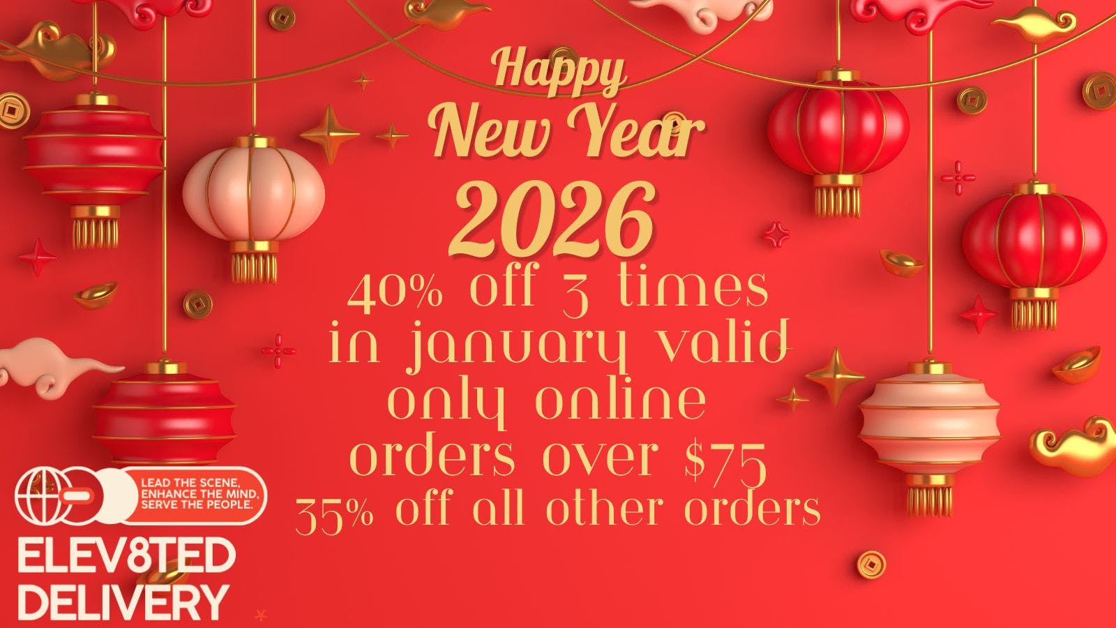 Elev8ted Delivery 40% OFF STOREWIDE