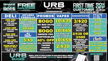 URB CANNABIS - MT. MORRIS - FLINT WE PRICE MATCH!!!