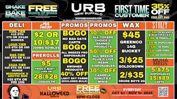 URB CANNABIS - NEW BUFFALO WE PRICE MATCH!!!!!!