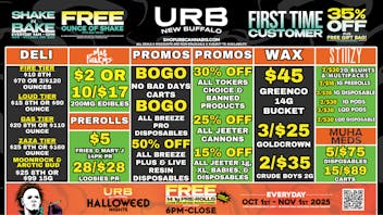 URB CANNABIS - NEW BUFFALO WE PRICE MATCH!!!!!!