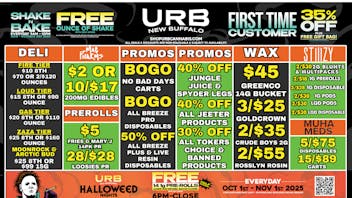 URB CANNABIS - NEW BUFFALO WE PRICE MATCH!!!!!!