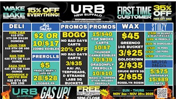 URB CANNABIS - NEW BUFFALO WE PRICE MATCH!!!!!!