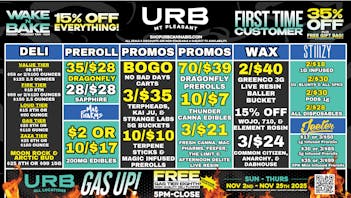 URB CANNABIS - MT PLEASANT WE PRICE MATCH!!!!!