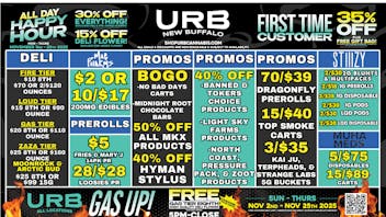 URB CANNABIS - NEW BUFFALO WE PRICE MATCH!!!!!!