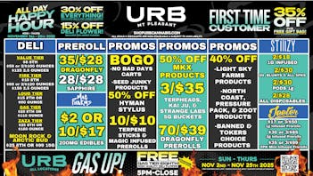 URB CANNABIS - MT PLEASANT WE PRICE MATCH!!!!!