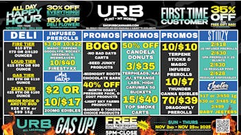 URB CANNABIS - MT. MORRIS - FLINT WE PRICE MATCH!!!