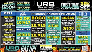 URB CANNABIS - NEW BUFFALO WE PRICE MATCH!!