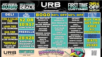 URB CANNABIS - MT PLEASANT WE PRICE MATCH!!