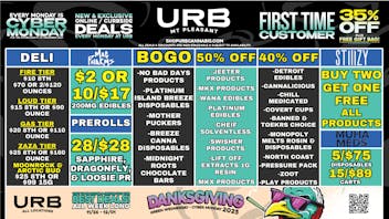 URB CANNABIS - MT PLEASANT WE PRICE MATCH!!